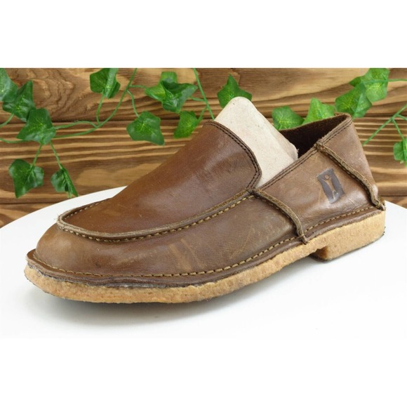 BAFFIN Shoes Sz 9 M Brown Loafer Leather‎ Men - Picture 1 of 8